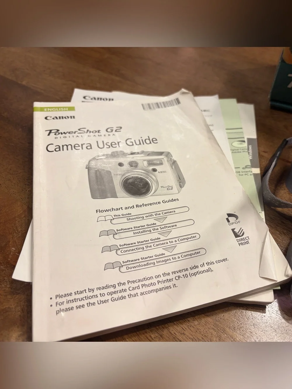 Canon Powershot G2 4MP Digital Camera,+Charger +Batt.+Memo.Card+USB Cable+Remote